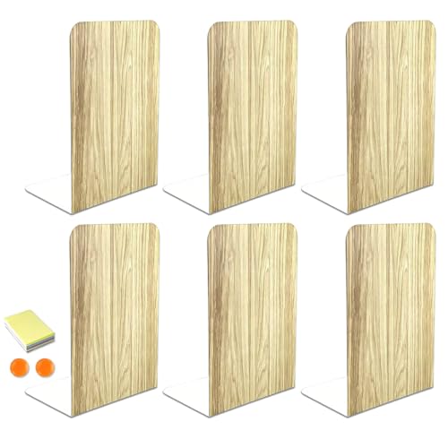 DIFIT Buchstützen, 3 Paare Buchstütze, Buchstützen Metall, Sturdy...