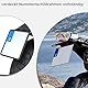 polarmotor Klett Motorrad kennzeichenhalter Geeignet für 180x200mm Kennzeichen, Universal Rahmenlos Klett-Kennzeichenhalterung