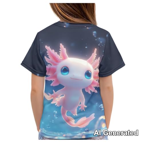 Image of Xhuibop Kids T Shirts for Boys Size 3-16 Girls Short Sleeve Sportswear Active Tops