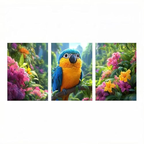 3�p�b�N 5D DIY �_�C�������h�A�[�g �� �_�C�������h�A�[�g �L�b�g ���� �G�� �n���h���C�h �L�b�g 35x50cm*3 ��� �S�ʓ\��t���^�C�v 3 Pack Diamond art �N���X�X�e�b�`�h�J �|�p�i �q���A���S�Ҍ� �Ǐ���G�� �C��