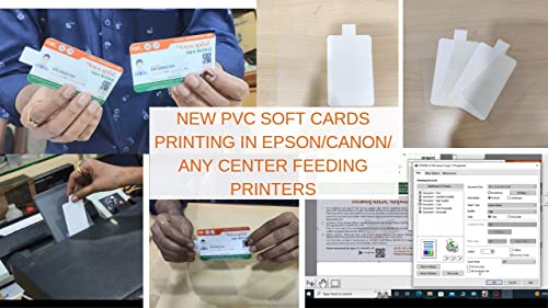 Image of PVC softcard Plus | PVC card For any inkjet printer | 54mm X 86mm plus With Coating (20)