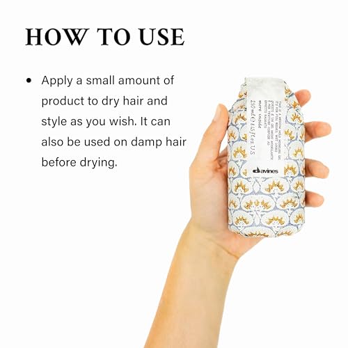 Gel Davines Medium Hold effet mouillé pour cheveux et coiffage structuré 250ml - 4