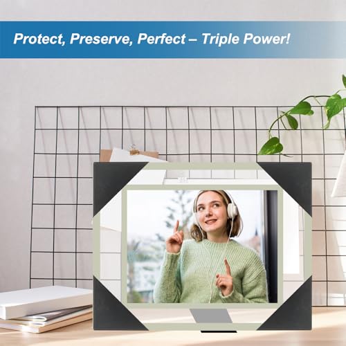 Protecteurs d'angle pour verre table meubles bois acier miroir carrelage blanc