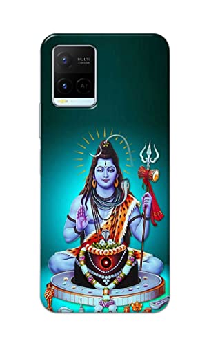 Image of Printed Hard Back Cover Case for Vivo Y21 | Y21T | Y21s | Y21e | Y21A | Y21G Back Cover (Lord Shiva) -1803