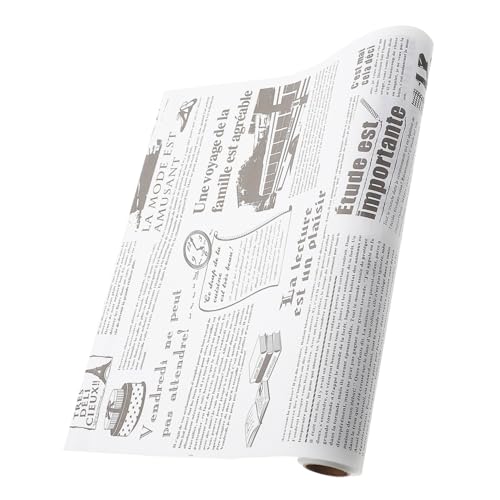 Garneck 巻き防油?焙紙 ノンフライヤー対応 耐油性クッキングペーパー 食品包装用バーガーラッピングペーパー サンドイッチや揚げ物の油