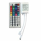 Tingkam® 44 Key Remote Controller IR Control Box for 12V RGB 5050 SMD LED Light Strip