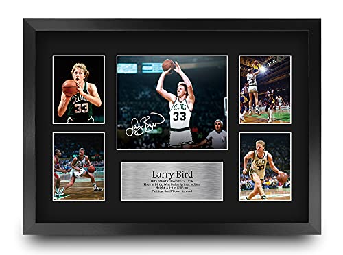 HWC Trading Larry Bird 16 x 12 inch (A3) Printed