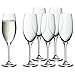 Produktbild WMF Easy Plus Champagner-/ Sektgläser Set 6-teilig, 250ml, Kristallglas, spülmaschinenfest, transparent