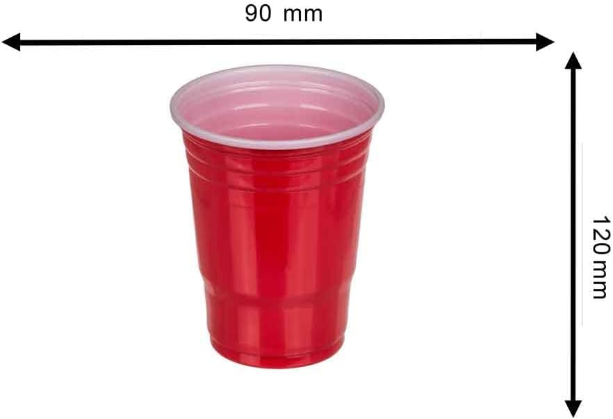 Gra do picia Beer Pong 15 piłek i 22 kubki o pojemności 550 ml Materiał tworzywo sztuczne