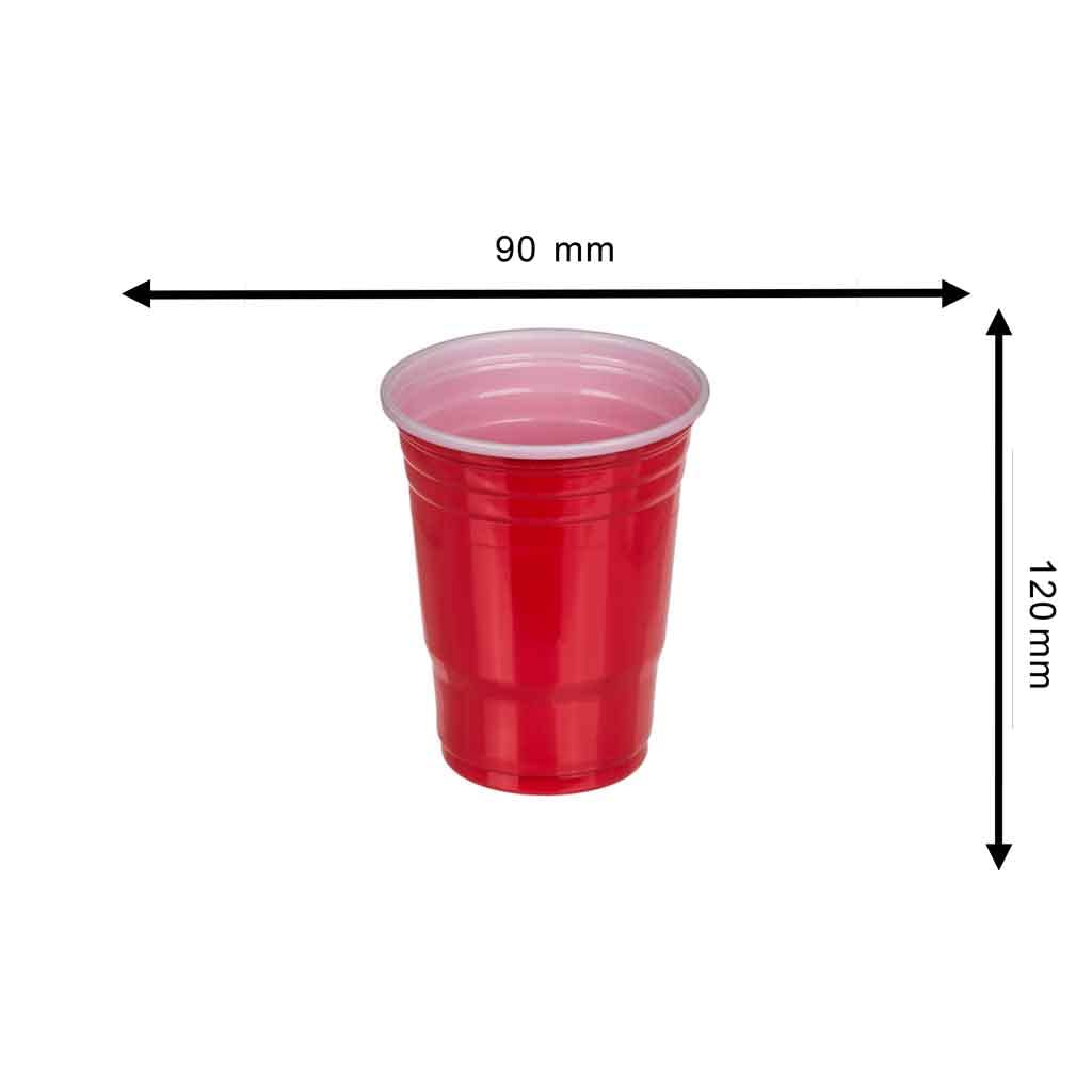 Out of the blue Gioco da Bere/Beer Pong / 15 Palline e 22 Bicchieri da 550 ml/Materiale: plastica