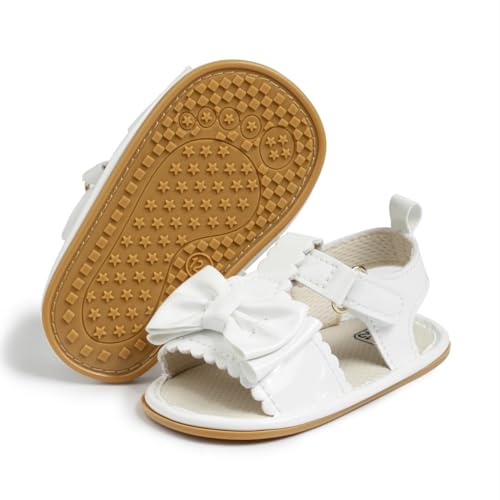 KIDSUN Baby Infant Girls Boys Sandals Non Slip Rubber Sole Summer Beach Outdoor First Walker Crib Shoes