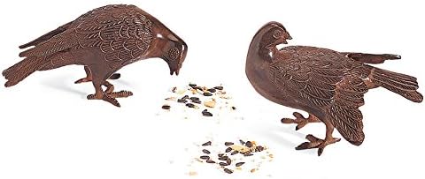 Achla Designs Bronzed Dove Pair, Garden Animal Statues image 4