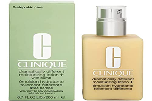 Moisturisers by Clinique Dramatically Different Moisturizing Lotion + (Pump) for Very Dry to Dry Combination Skin / 6.7 fl.oz. 200ml