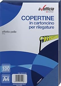 Alevar Lederoptik A4 Decken Blau 100 Stk.