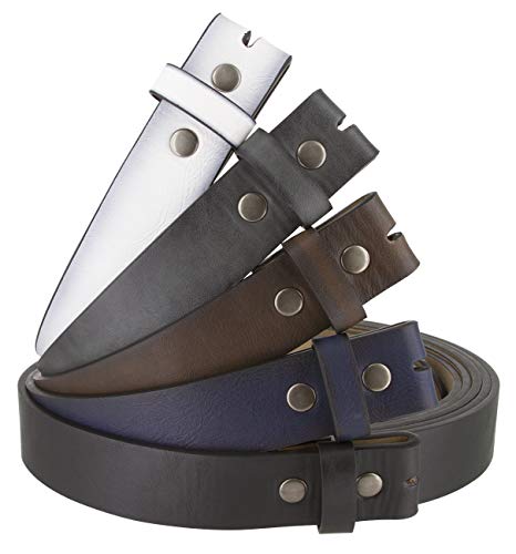 Casual Vegan Replacement Leather Belt Strap 1 1/2" Wide3