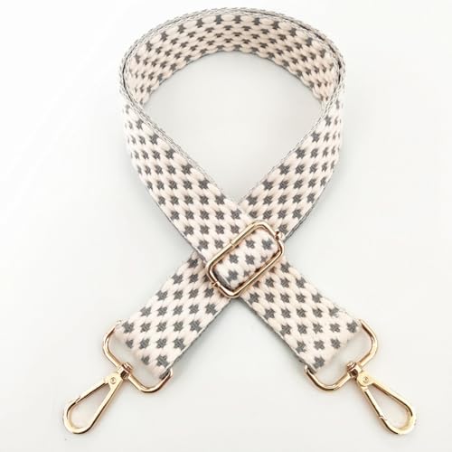 Alça de bolsa, alças transversais para bolsas de substituição amplas ajustáveis para mulheres, bolsas de lona transversais