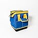 BuyBocceBalls Listing - Extra Heavy Duty Nylon Bocce Bag - Royal Blue with Yellow Handles, with Ball Separator