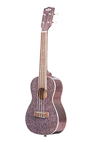 KALA KA-SPRK-PINK Sparkle Series UB-C Ukulélé concert avec housse Rose champagne - Les Beatles, Paul McCartney, John Lennon, RIngo Starr, George Harrison KALA KA-SPRK-PINK Sparkle Series UB-C Ukulélé concert avec housse Rose champagne – Image 4