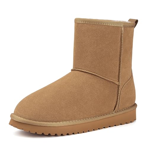 Mishansha Damen Winterschuhe Warm Gefüttert Winterstiefel...