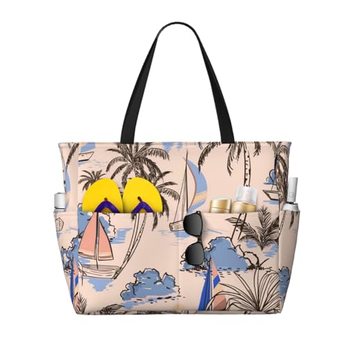Sac de plage grand format pour femme fini le manque de place avec ce cabas