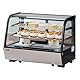 VEVOR Kühlvitrine Kühlschrankvitrine Gebäckvitrine Bäckereivitrine 146 L, 2-stufiger kommerzieller Kühlvitrinenschrank mit LED-Beleuchtung & TURBO-Kühlung & frostfreie Luftkühlung für Café