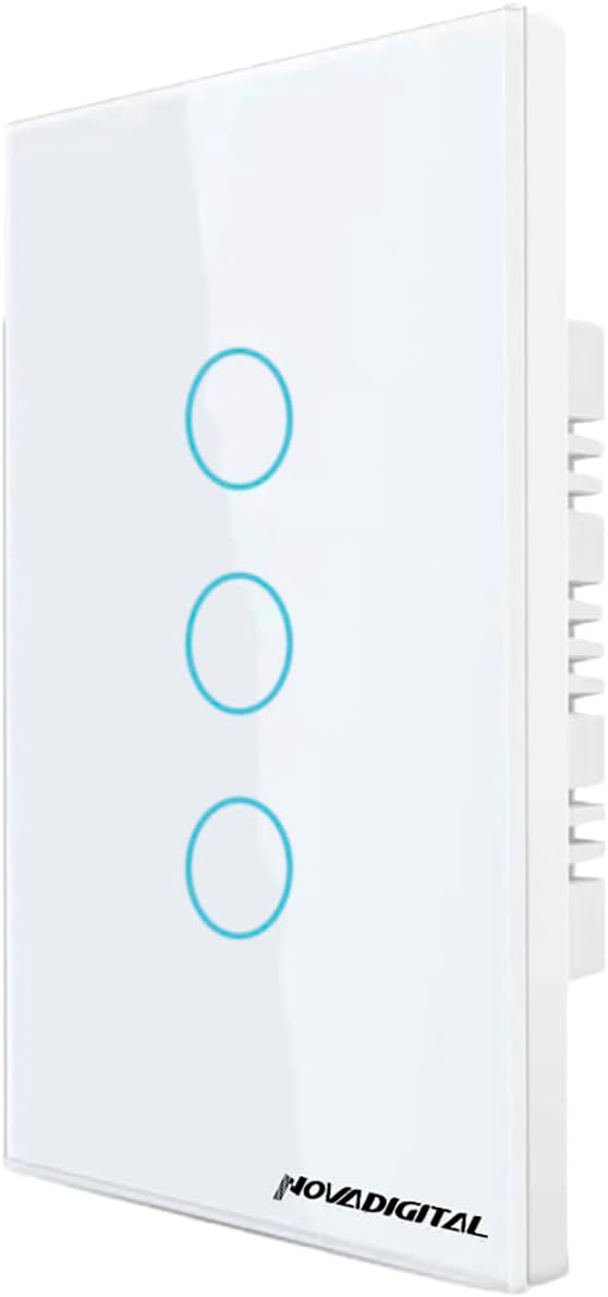 Interruptor Smart Wifi Inteligente Touch 3 botões: Testado 7 dias