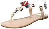  Buffalo Damen 1714S07-14 PATENT PU TPU Zehentrenner, Mehrfarbig (Nude 65), 39 EU
