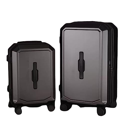 Travel Luggage Sets, Set of 2 Pieces of Suitcases with Wheels, Large-Capacity Storage Space, Multi-Level Adjustment Lever, Suitcase for Women,Gray (Gray)