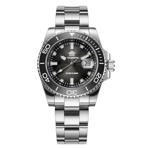 ADDIESDIVE 41mm Reloj de Cuarzo Hombre 200m Bisel cerámico Luminoso BGW9 Reloj analógico Hombre con Pulsera de Acero Inoxidable AD2089 ADDIESDIVE 41mm Reloj de Cuarzo Hombre 200m Bisel cerámico Luminoso BGW9 Reloj analógico Hombre con Pulsera de Acero Inoxidable AD2089