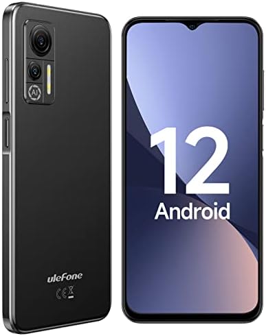 Ulefone Note 14 (4+64GB) Unlocked Cell Phones, Android 12 Smartphone, 6.52” Screen 4500mAh Battery, 13MP Rear Camera 4G Dual SIM 3-Card Slots Face ID OTG GPS, US Version Mobile Phone- Black