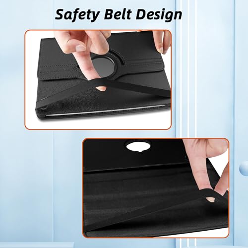 Image of TGK 360 Rotatable Flip Cover for Samsung Galaxy Tab A11+ Plus 11 Inch 2025 Case /Galaxy Tab A9 Plus 2023 (Black)