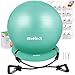 HBselect Balones De Ejercicio Fitness Pelota Pilates Embarazadas Bola De Equilibrio Fitness para Gimnasio Yoga, Verde, M