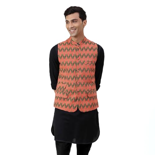 Fabindia Men's Jacket (20041032_Black