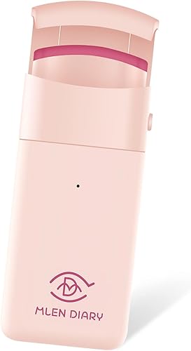 MLEN DIARY Rizadores de pestañas con calefacción eléctrica con almohadilla de silicona rizador de pestañas de calor de primera calidad pestañas