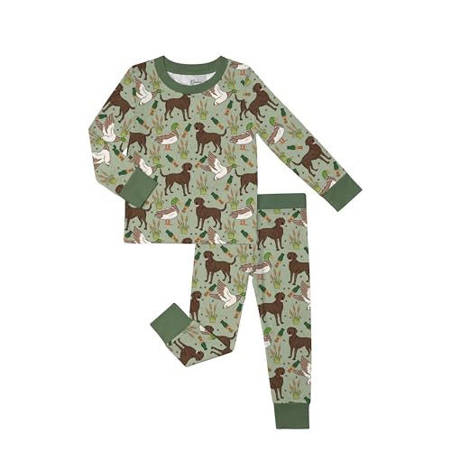 Weiwei Unisex Pajamas Set for Toddler Boys Girls, Long-Sleeve Sleepwear for Kids, Baby Pjs 2pcs(ZXWCT-DL-4T)