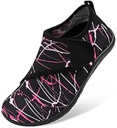 Lisdwde Mens Womens Non Slip Water Shoes Aqua Shoes Swimming Shoes Beach Sports Quick Dry Sock Sh...