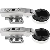 Charnière de cuisine pour placards : finition soignée, antirouille, ouverture facile et silencieuse sans déranger personne, charnière invisible en acier laminé à froid