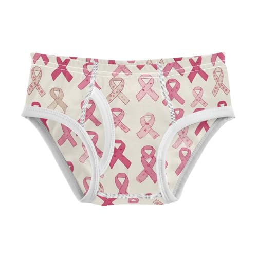 Wusikd Pink Ribbon Boys' Underwear Cotton Boys Briefs Soft Toddler Underwear 2T