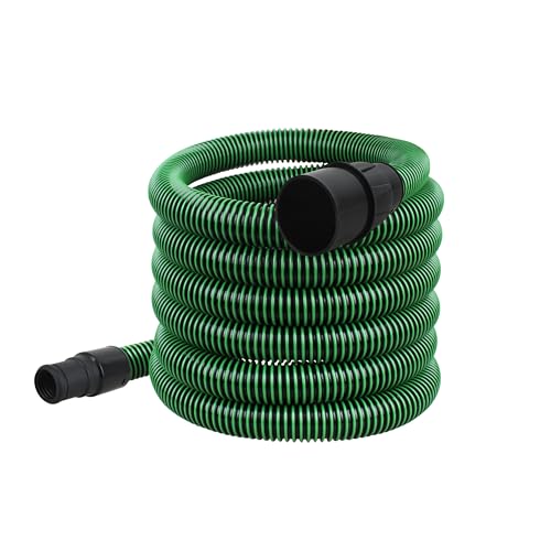 3.5M (11.5FT) Heavy-Duty Dust Extractor Hose | Fits Festool CT Series (CT 15/25/26/36/48, Mini/MIDI) | D27/32mm Flexible Kink-Resistant Vacuum Hose for Woodworking, Workshop Dust Collection (Green)