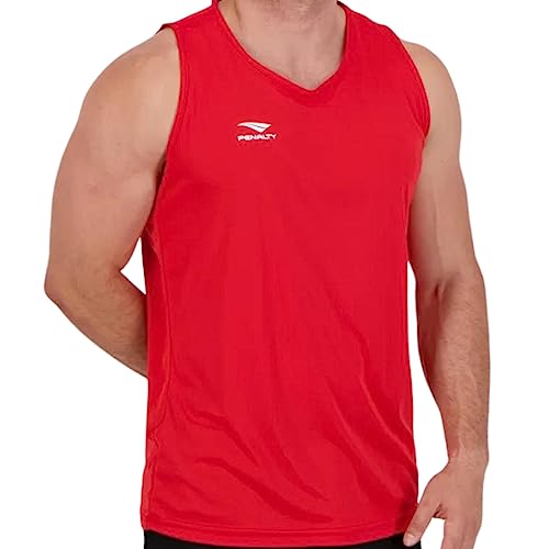 Camiseta Regata Penalty X Masculino Adulto Cor:Vermelho;Tamanho:GG