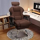 WXJHL Chefsessel, Gaming-Sessel mit hoher Rückenlehne und Fußstütze, ergonomischer Bürostuhl mit Lendenwirbelstütze, geeignet für den Einsatz im Büro und zu Hause.