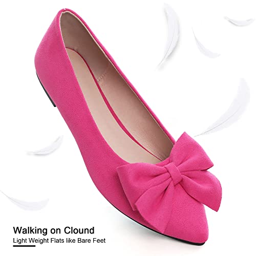 Image of Dear Time Women's Ballet Flats Dress Ballet Shoes Slip on for Office Work Comfortable Shoes