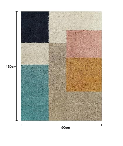 Image of Carpet for Living Room Bedroom Super Soft Anti Skid Hand Made Carpet Size 3X5 Feet