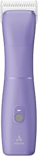 Andis Emerge Lithium-Ion Cordless Detachable Blade Dog Clipper - Professional Grooming for All Coats & Breeds, Purple