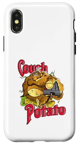 Couch Giant Potato ��������e���r�����[�g�X�i�b�N �ӑĂȃ��[���A�f�U�C�� �X�}�z�P�[�X iPhone X/XS �p