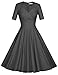MUXXN Women's Sweetheart Neckline Knee Length Bridesmaid Prom Dress (M Gray)