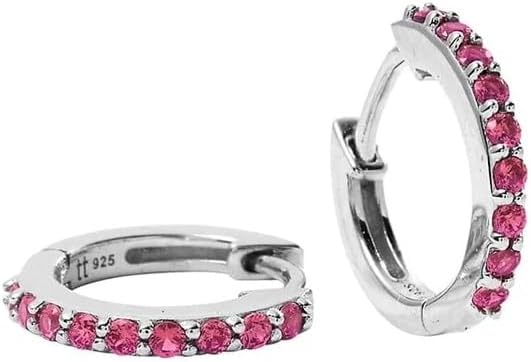 Birthstone Huggie Earrings