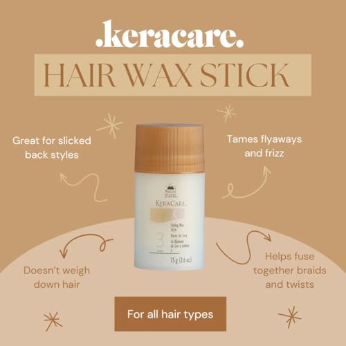 Avlon KeraCare Styling Wax Stick, Style 3,2.6 oz,75 g (Pack of 1) - Image 2