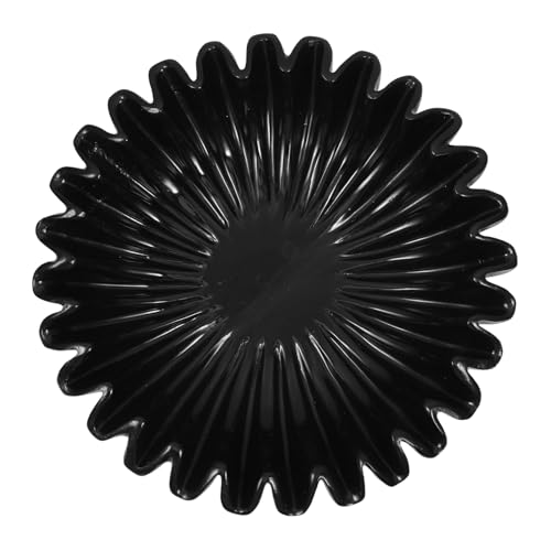 Valiclud Schwarze Rüschenschale Dekoschale 86D405J08H23MSAJJBP