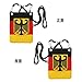 QIPVEKR Flag German Coat of Arms Crossbody Bags for Women, Lightweight Cell Phone Purse with Adjustable Strap, Casual Belt Bag 8x6 Inch for Travel and Shopping
